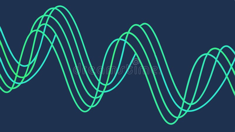 Abstract dynamic sound wave pattern, audio visualization, modern music technology, vector design Generative AI royalty free illustration