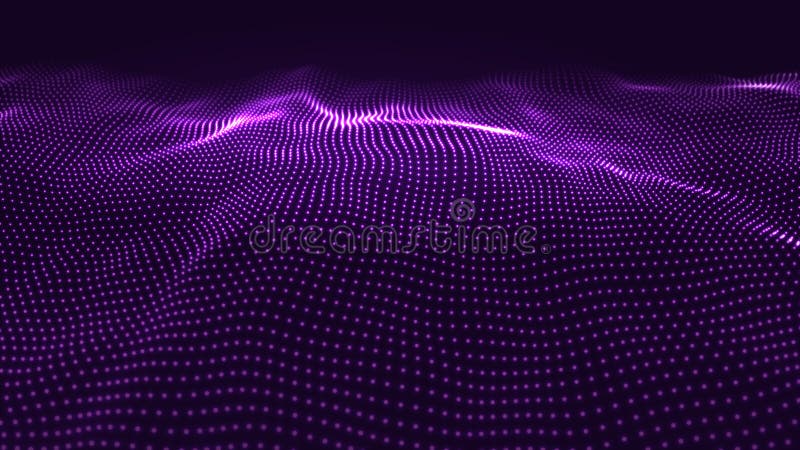 Abstract dynamic wave of many points. Big data. Low poly shape. Shining particles. Futuristic background. Vector vector illustration Abstract dynamic wave of many points. Big data. Low poly shape. Shining particles. Futuristic background. Vector vector illustration