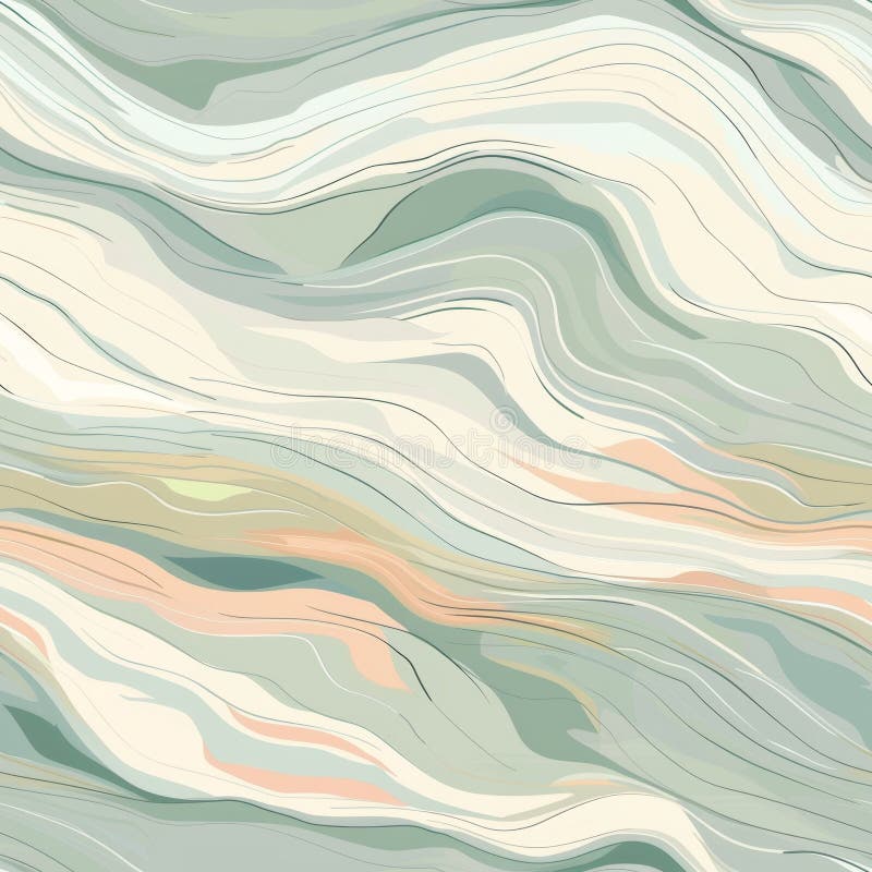 Abstract Earth Tone Wavy Lines Background Design royalty free stock photography