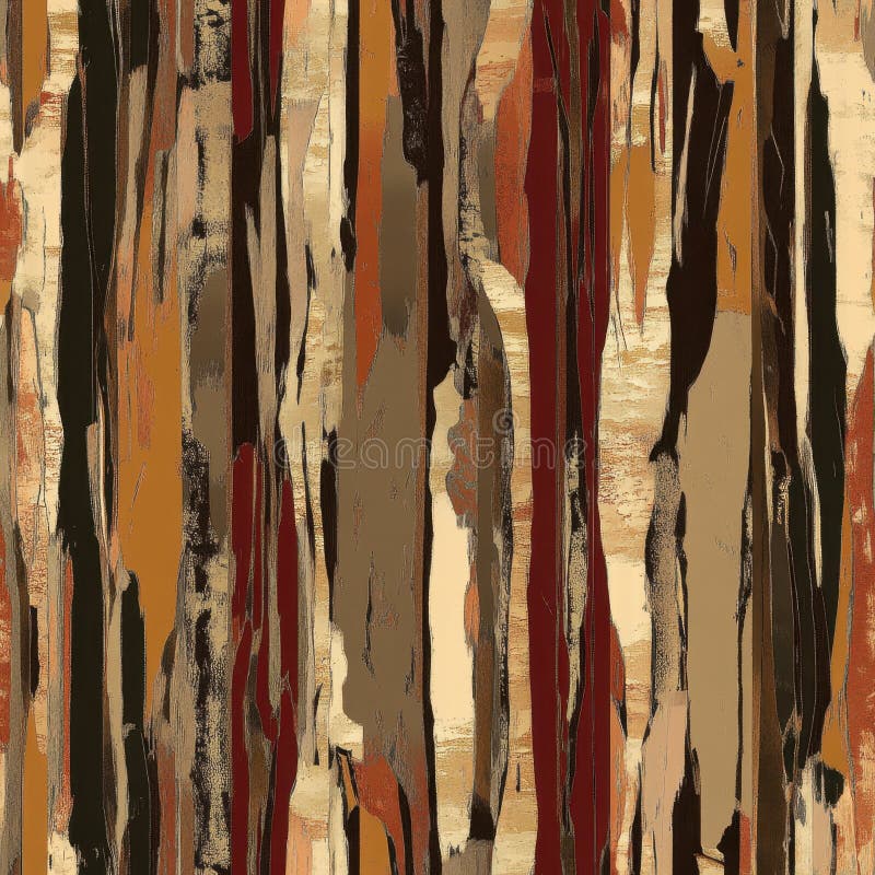 Abstract Earth Tones Bark Pattern - Nature-Inspired Artistic Textures. royalty free stock photo