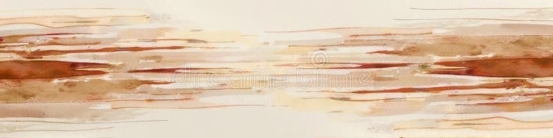 Abstract earth tones, horizontal brush strokes with warm colors in organic flow stock photos