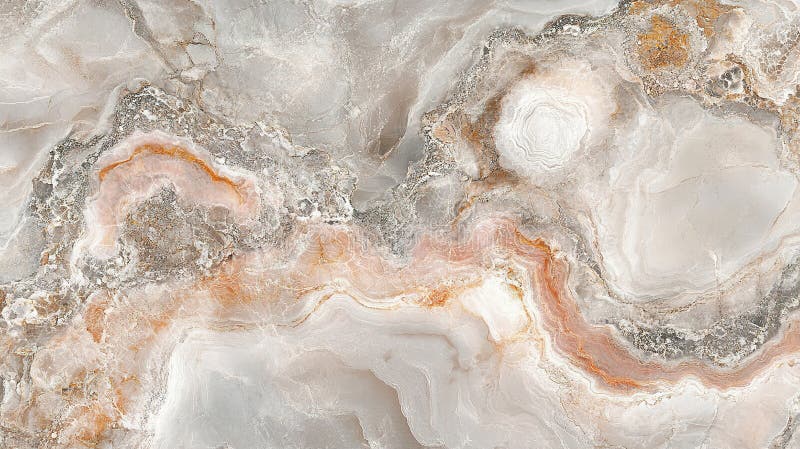 Abstract earth tones marble texture with swirls and natural patterns stock image