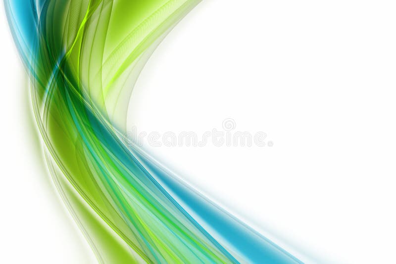 Abstract eco wave background design
