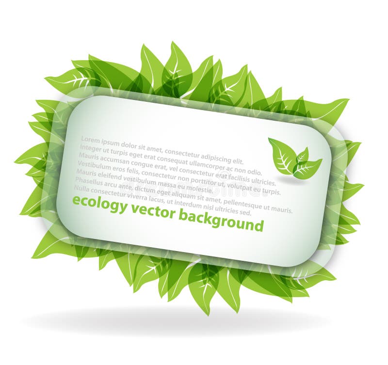 Abstract ecology background