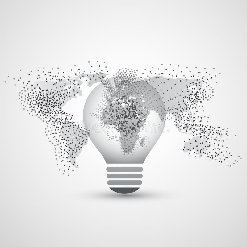 Abstract Electricity, Cloud Computing and Global Network Connections