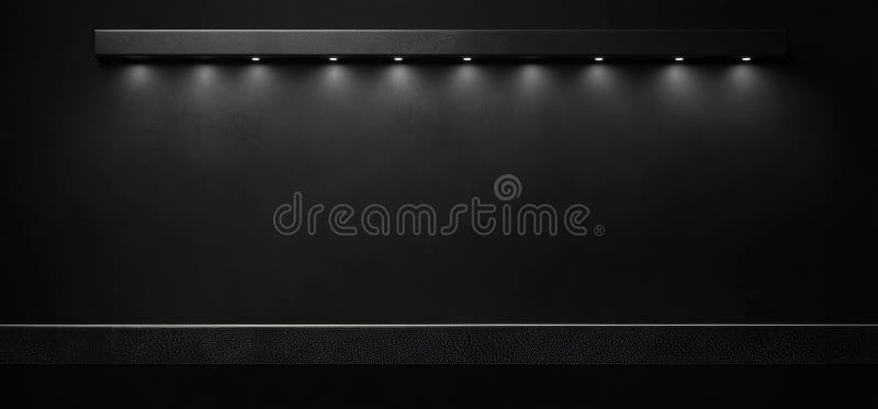 An abstract and elegant 3D rendering shows a modern alien spaceship with a dark, grunge, and empty corridor that stock illustration