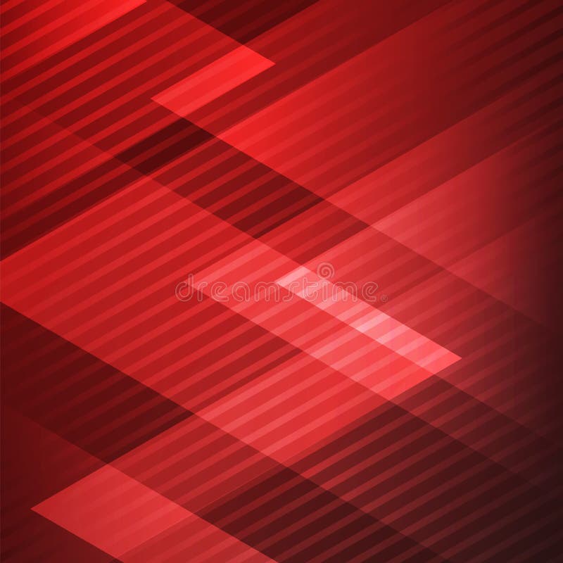 Abstract elegant geometric triangles red background with diagonal lines pattern technology style royalty free illustration