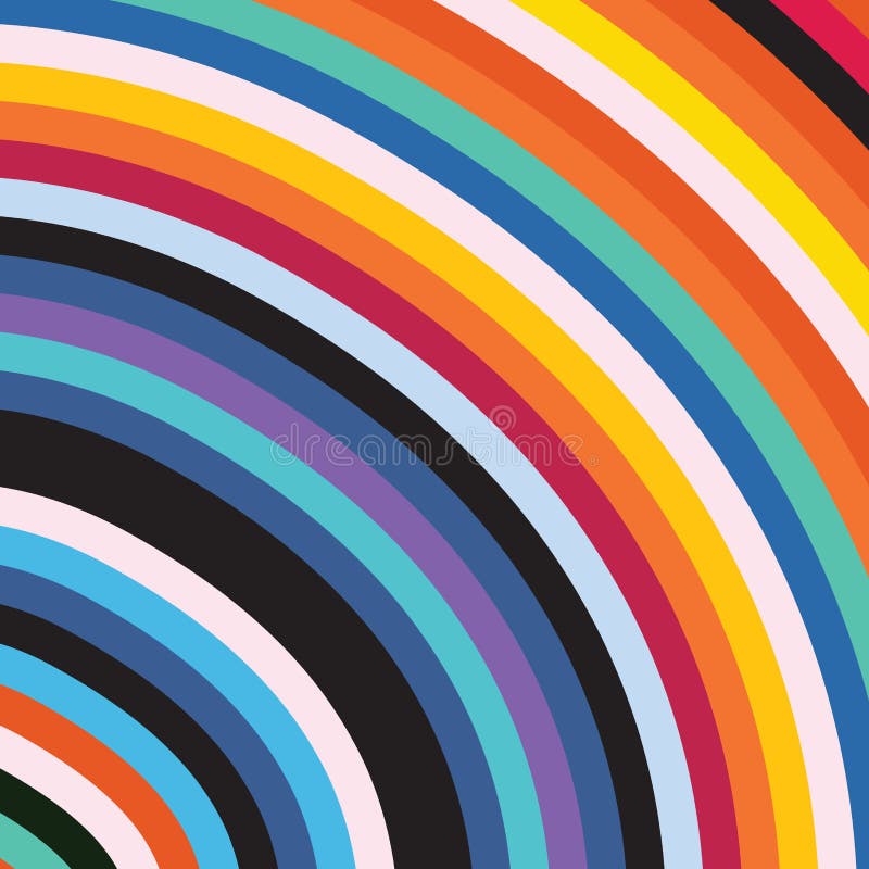 Abstract Elegant Rainbow Colorful Circle Stripe Sun Burst Background vector illustration Abstract Elegant Rainbow Colorful Circle Stripe Sun Burst Background vector illustration