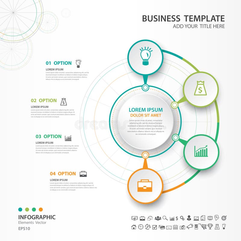 Abstract elements of cycle diagram with 4 steps, options, Vector illustration, web design, presentation, diagram, workflow layout vector illustration Abstract elements of cycle diagram with 4 steps, options, Vector illustration, web design, presentation, diagram, workflow layout vector illustration