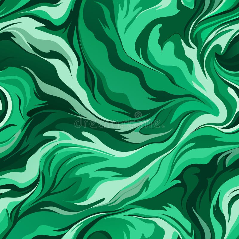 Abstract emerald marble vector pattern. Elegant vector seamless background vector illustration