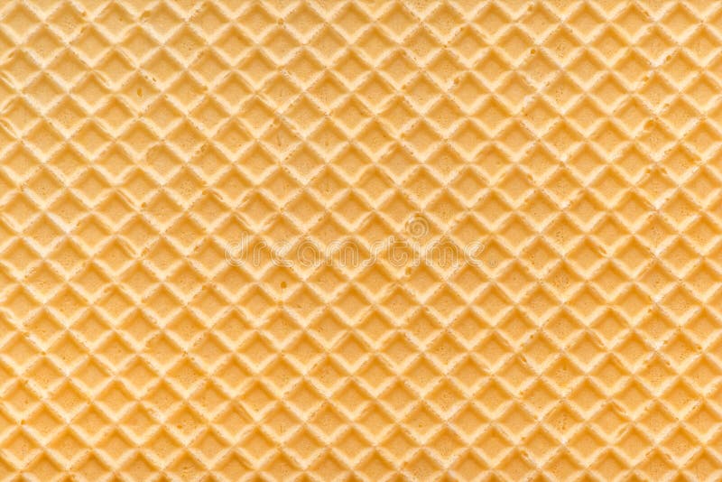 empty golden waffle texture, background for your design