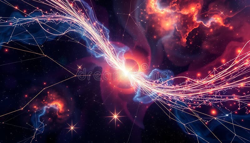 Abstract energy flow lines, representing science and dynamic motion, Stock Photo, Generative AI. Abstract energy flow lines representing science, dynamic motion, and the unseen forces of energy and data in a visually engaging and modern design concept for tech or science themes, Stock Photo, Generative AI
