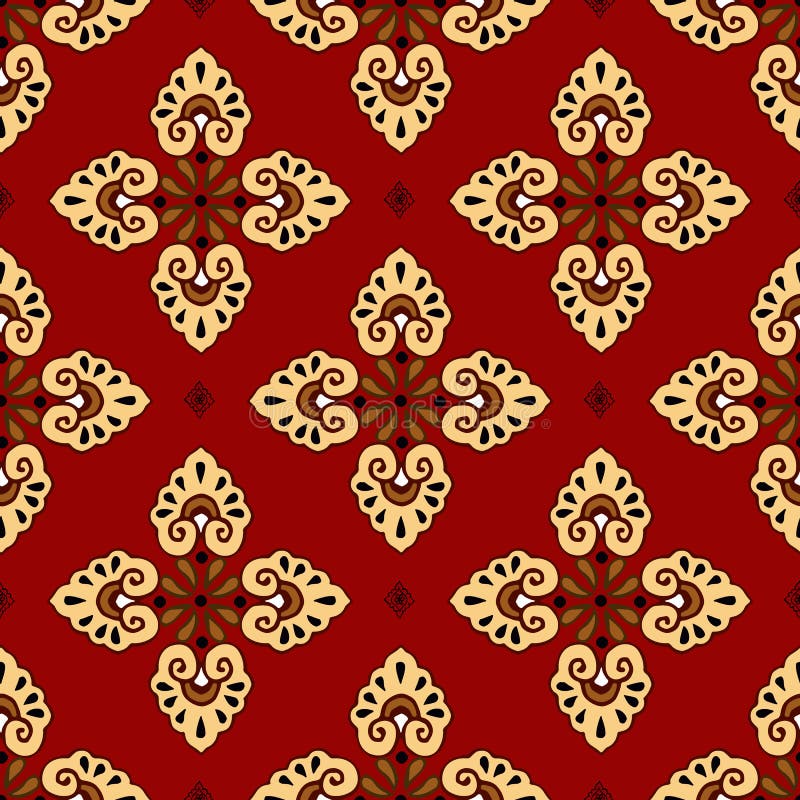 Abstract ethnic seamless pattern. Traditional background. Boho style. Paisley print hand drawn elements. royalty free illustration Abstract ethnic seamless pattern. Traditional background. Boho style. Paisley print hand drawn elements. royalty free illustration