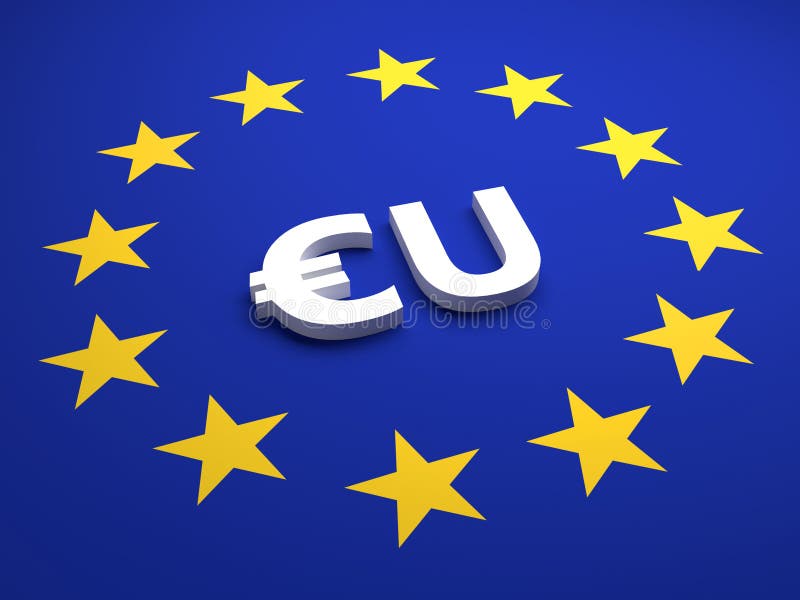 Abstract euro symbool voor financiële sector - Illustratie vector illustratie Abstract euro symbool voor financiële sector - Illustratie vector illustratie