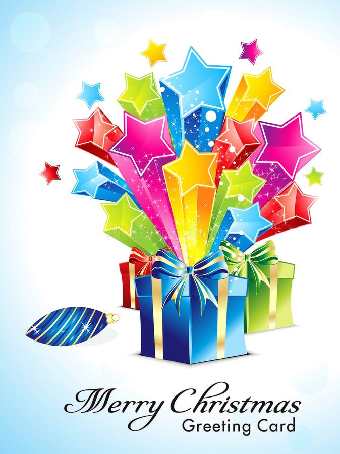 Abstract explode background with gifts