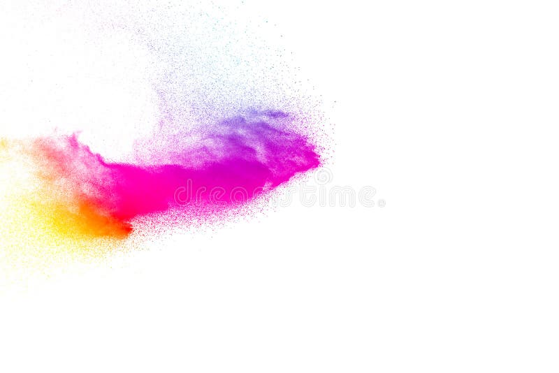 Abstract Explosion of Blue-pink Dust on White Background Stock Photo -  Image of galaxy, bluepink: 118421602