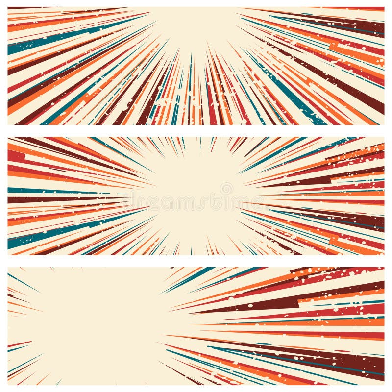 Bannere abstracte ale mormăielilor stock illustration