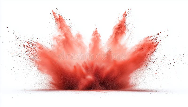 Abstract Explosion Of White Powder royalty free stock photo