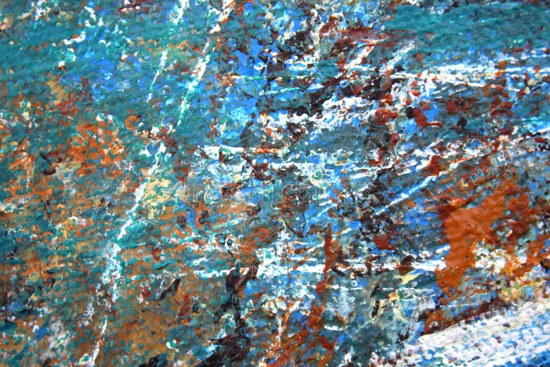 Abstract Expressionist Painted Background hand painted art