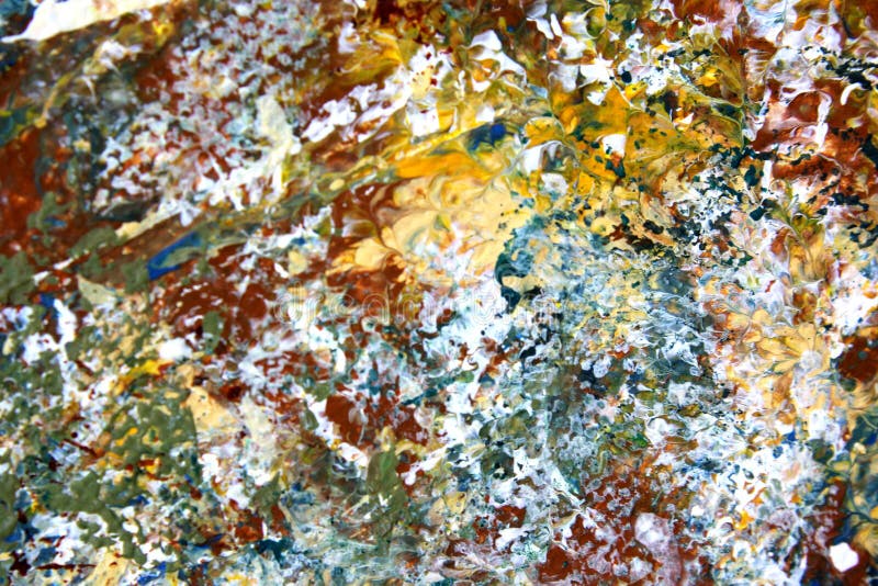 Abstract Expressionist Painted Background hand painted art