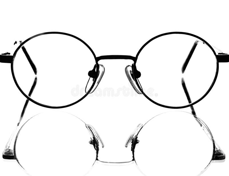 Abstract Eyeglass And Reflection Background Design