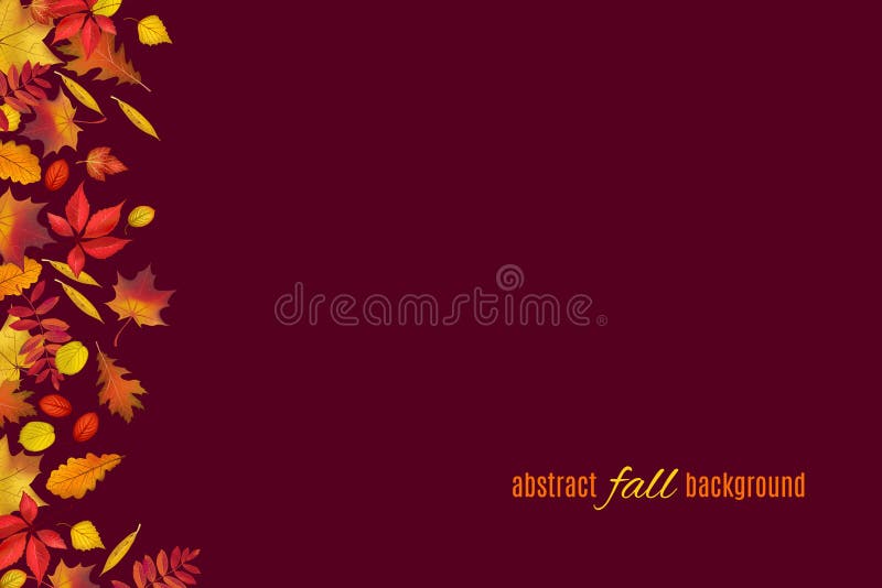 Abstract fall background for your greeting cards design or website stock illustration Abstract fall background for your greeting cards design or website stock illustration