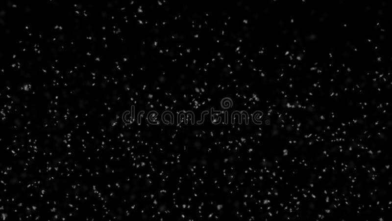 Abstract Falling winter Snow seamless loop Animation Green Screen Alpha. stock video