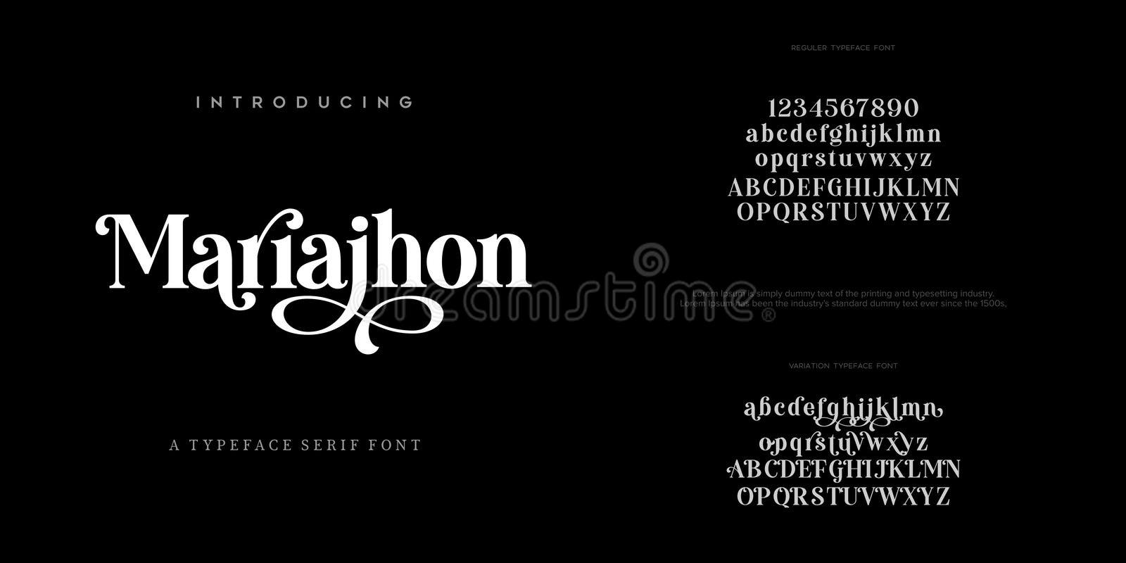 Stylish minimalist english alphabet font for your Vector Image