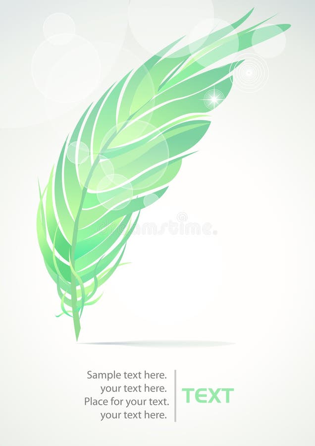 Abstract Feather Pattern Background