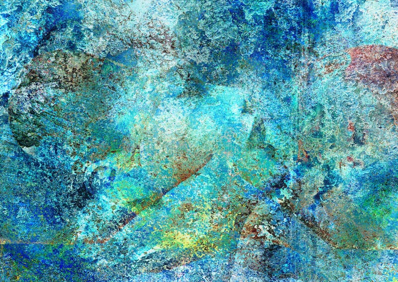 Abstract female painting royalty free illustration