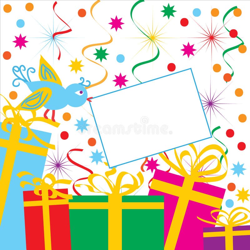 The Abstract festive background.