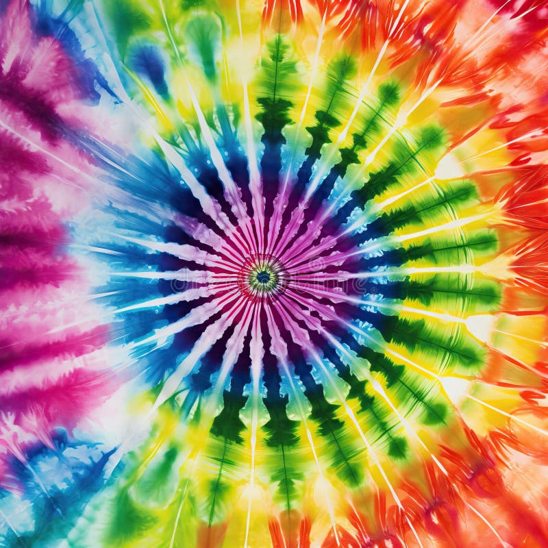 Abstract festive colorful background, Bright round Tie Dye pattern illustration. stock images