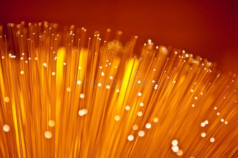 Fiber Optic Cable on Blue stock image. Image of advanced - 2955647