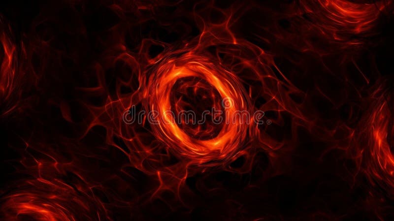 Abstract Fiery Vortex royalty free illustration
