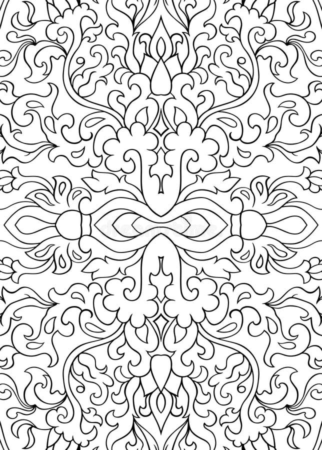 Abstract filigree pattern stock vector. Illustration of design - 136636219