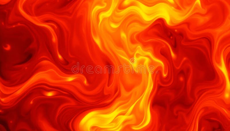 Abstract Fire Flames Energy Heat Dynamic Background Generative AI vector illustration