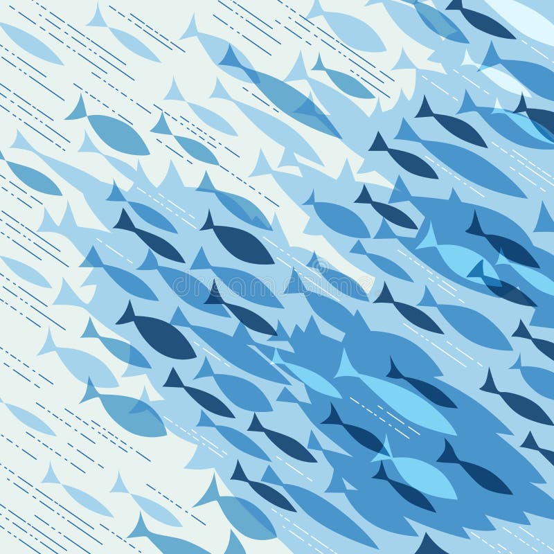 Abstract Fish background stock illustration. Illustration of decoration -  43906832