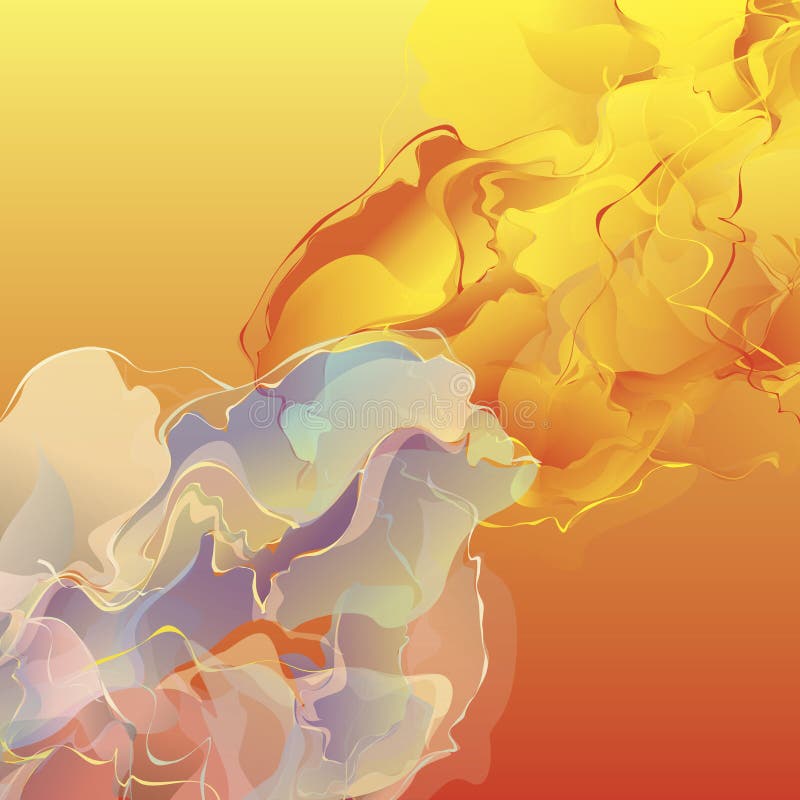 Abstract flame background vector stock illustration