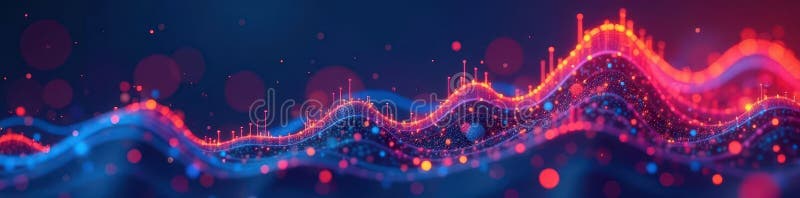 Abstract flat design showing SEO data analysis, vector, algorithm, design royalty free illustration