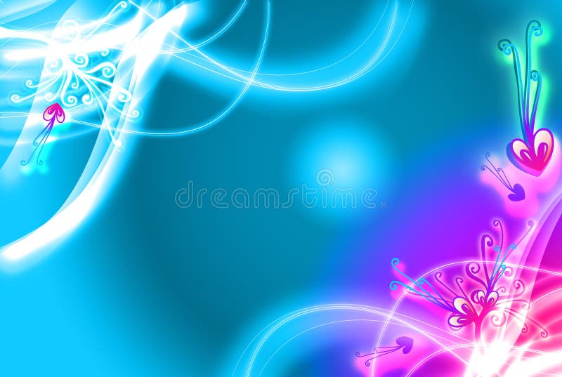 Abstract floral background royalty free illustration