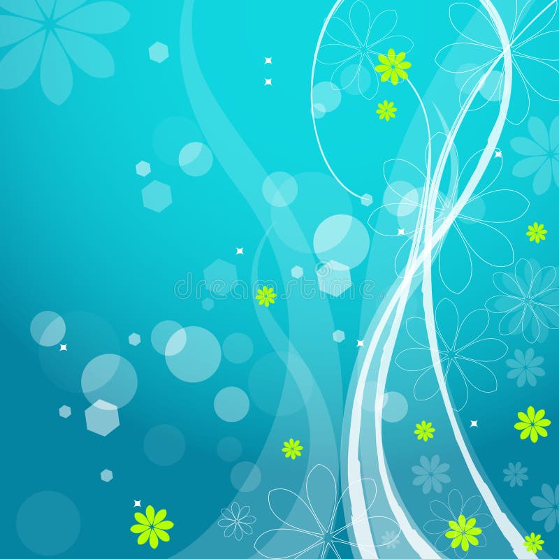 Abstract floral background