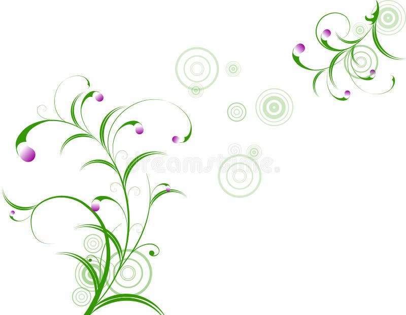 Abstract floral background