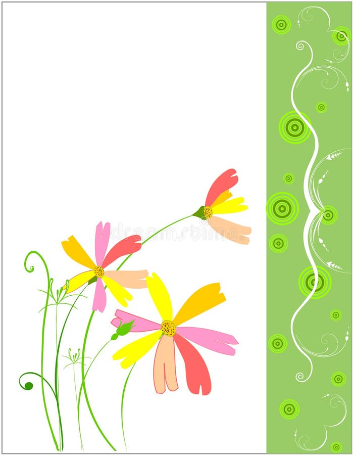 Abstract floral background