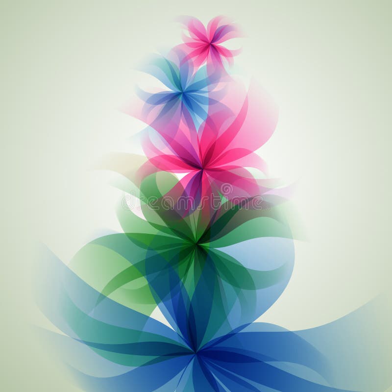 Abstract floral background