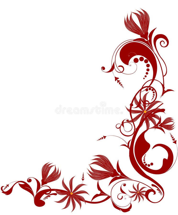 Abstract floral background