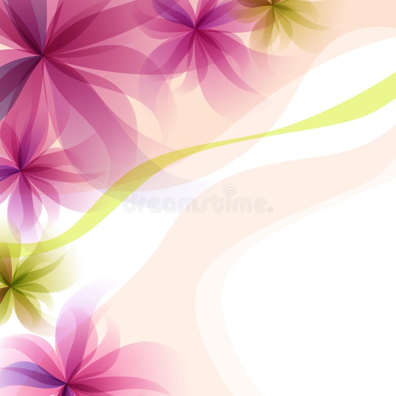 Abstract floral background