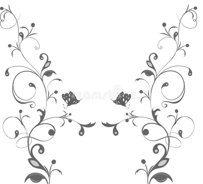 Abstract floral background