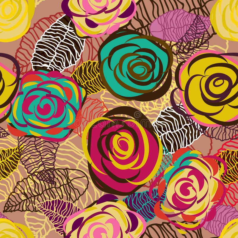 Abstract floral background