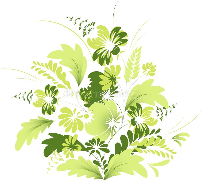 Abstract floral background royalty free illustration