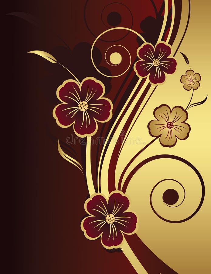 Abstract floral background